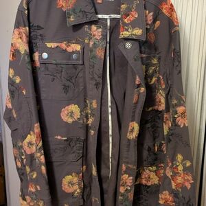 Pilcro Floral Chore Jacket